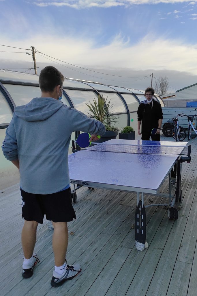 Camping Du Vieux Château : Pingpong