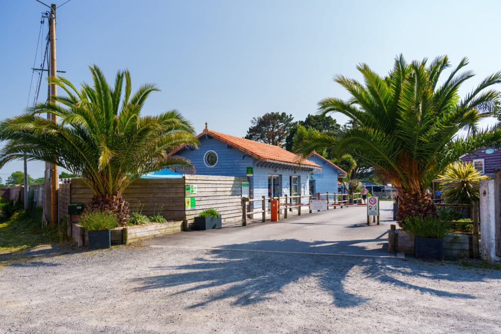 Camping Du Vieux Château : Entrée